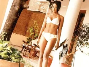 Sameera Reddy bikini:in a white bikini