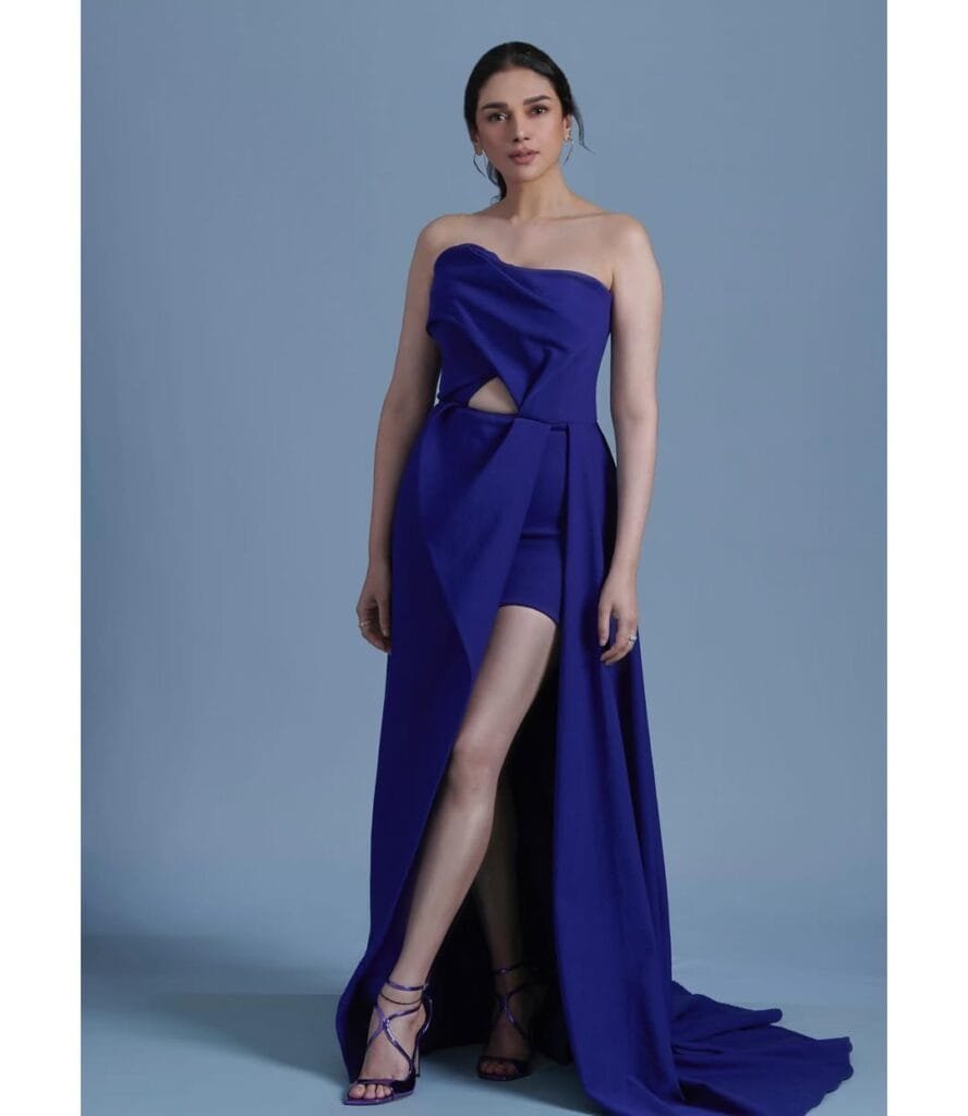 Aditi Rao Hydari dress:in blue