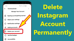 How to delete an Instagram account: