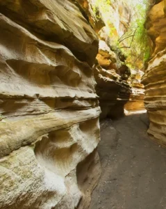 Unique Rock Formations Hell's Gate National Park Close-up
