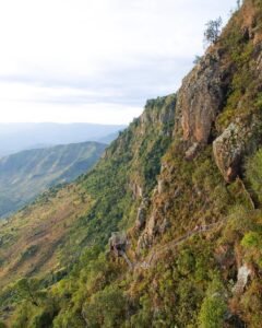 Panoramic view of Rift Valley escarpment Kenya
