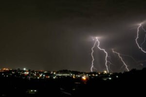 Capturing Stunning Lightning Strikes Over Nairobi Skyline
