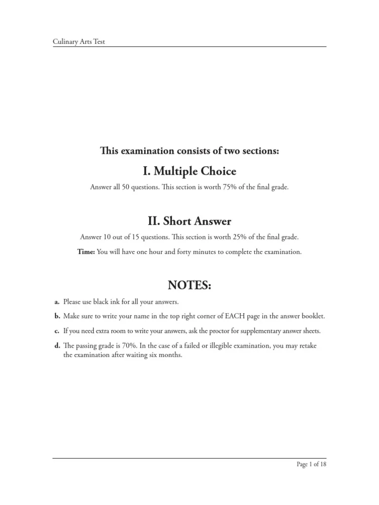Local-And-International-Culinary-Arts-Exam-Past-Paper-Mpya-News