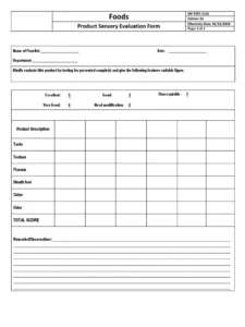 Sensory Evaluation Of Foods Exam Past Paper