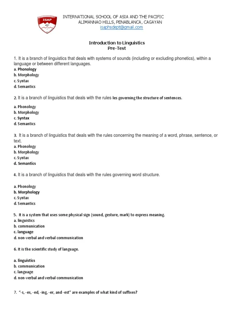 Introduction-To-The-Study-Of-Language-Exam-Past-Paper-Mpya-News