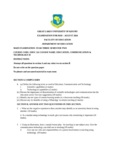 Educational-Communication-And-Technology-Exam-Past-Paper-Mpya-News Meru University