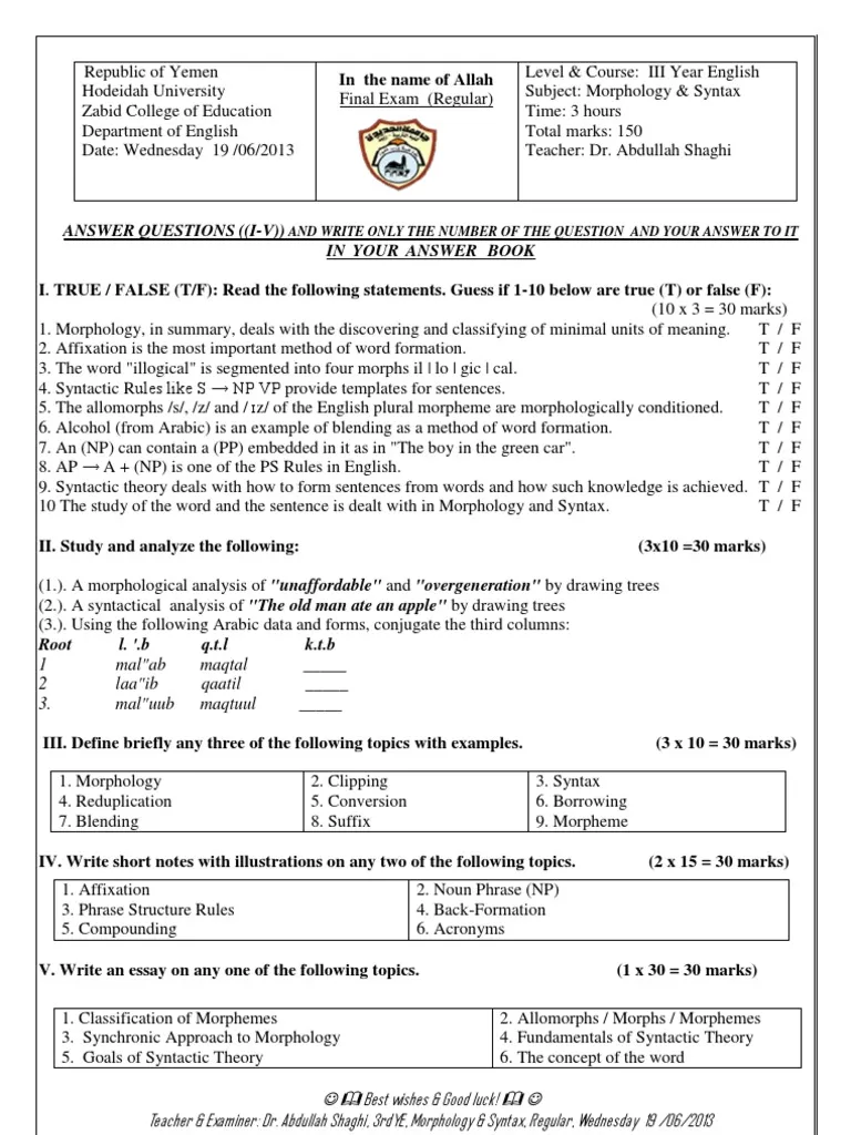 Download A Transformational Study Of Syntax Exam Past Paper 16 Download A Transformational Study Of Syntax Exam Past Paper A Transformational Study Of Syntax Exam Past Paper