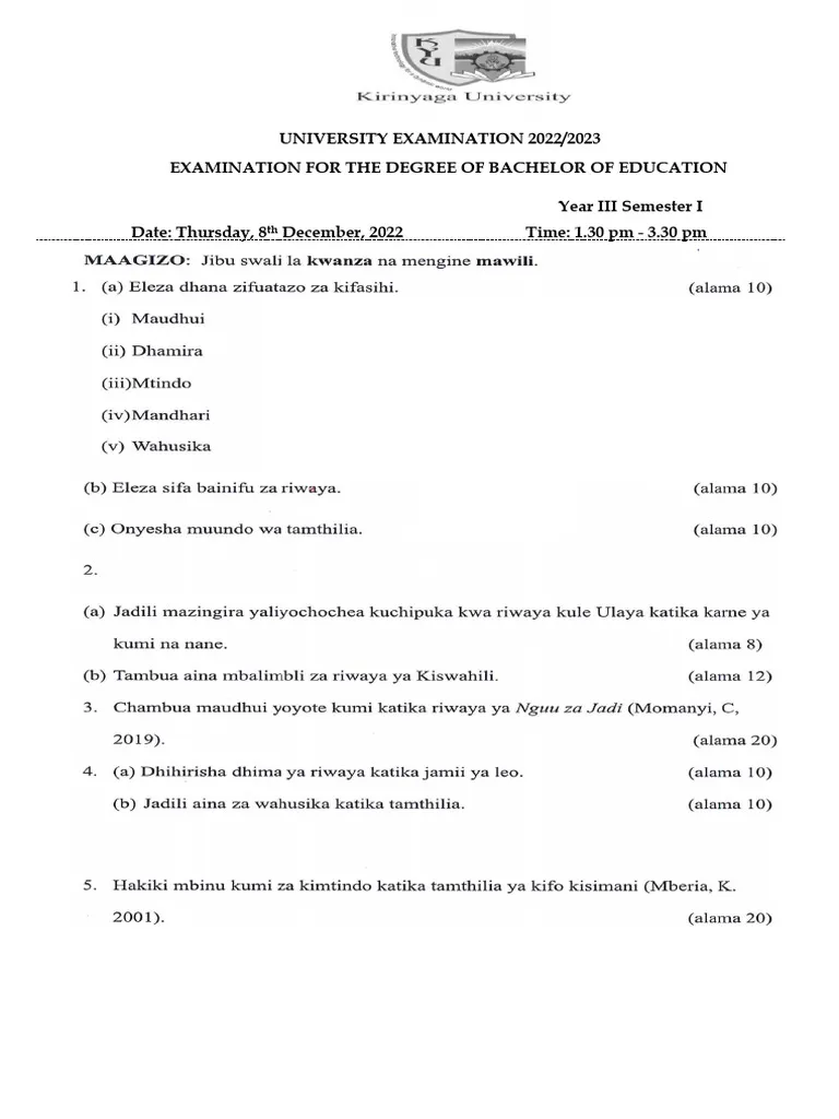 Download Contemporary Kiswahili Novel And Play Exam Past Paper 13 Download Contemporary Kiswahili Novel And Play Exam Past Paper Contemporary-Kiswahili-Novel-And-Play-Exam-Past-Paper-Mpya-News