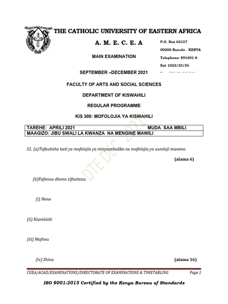 Download Kiswahili Morphology And Syntax Exam Past Paper 12 Download Kiswahili Morphology And Syntax Exam Past Paper 1 2025 10 21T110135.593 Download Kiswahili Morphology And Syntax Exam Past Paper