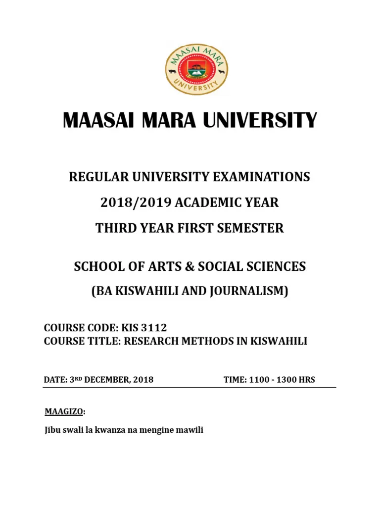 Download Research Methods In Kiswahili Exam Past Paper 11 Download Research Methods In Kiswahili Exam Past Paper Research Methods In Kiswahili Exam Past Paper