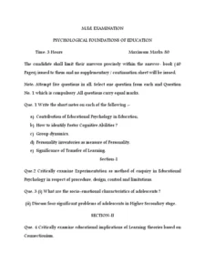 Psychology-Of-Education-Exam-Past-Paper-Mpya-News