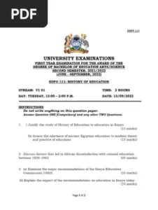 1737005072 Download History And Theory Of Education Exam Past Paper