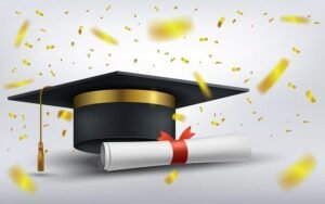 graduation cap: Free Online library 