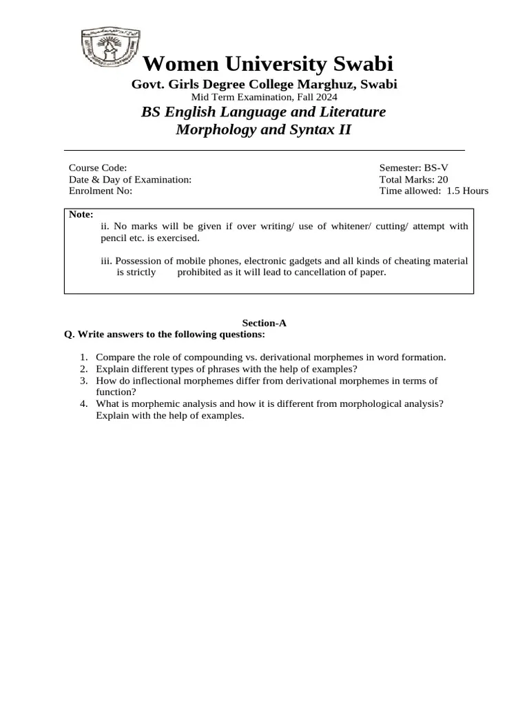 Download Morphology And Syntax II Exam Past Paper 20 Download Morphology And Syntax II Exam Past Paper 1 2025 11 04T204442.773 Download Morphology And Syntax II Exam Past Paper