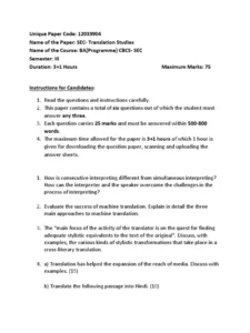 Introduction-To-Translation-Exam-Past-Paper-Mpya-News