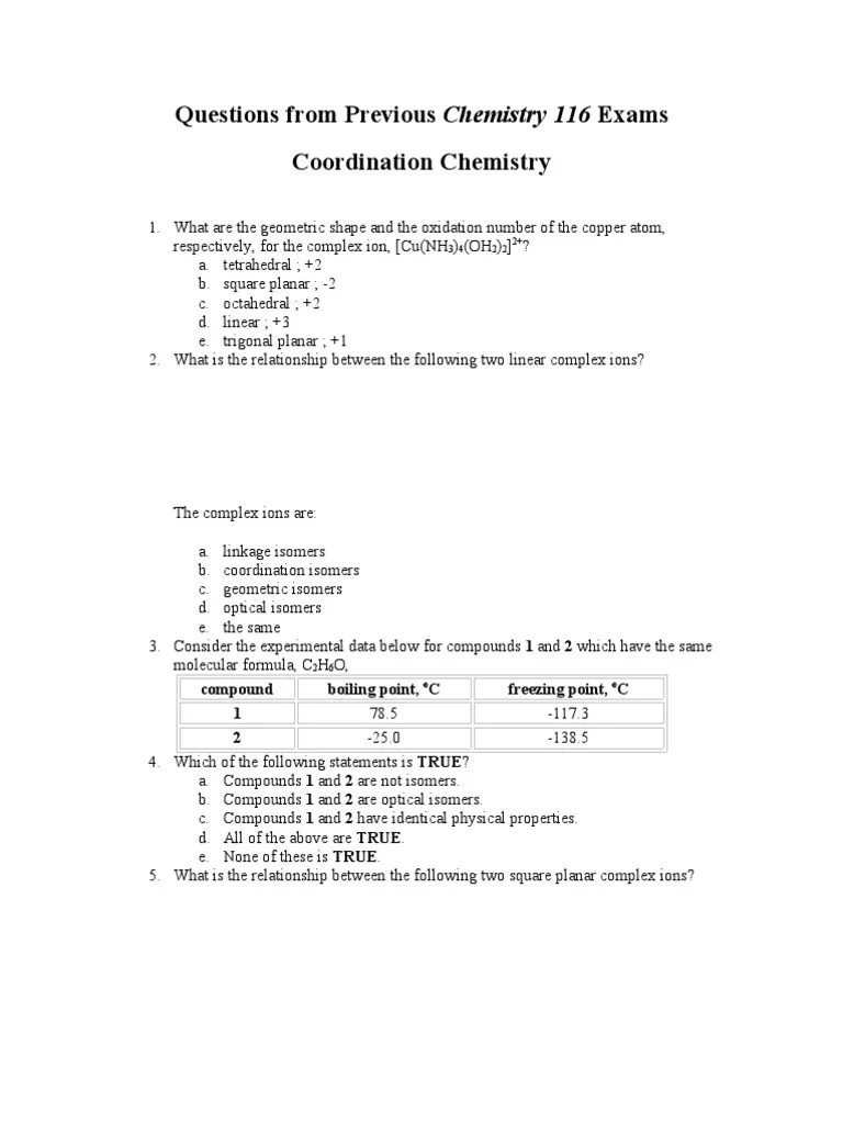 Download Coordination And Organometallic Exam Past Paper 5 Download Coordination And Organometallic Exam Past Paper Coordination-And-Organometallic-Exam-Past-Paper-Mpya-News