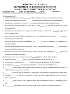Invertebrate-Zoology-Exam-Past-Paper-Mpya-News