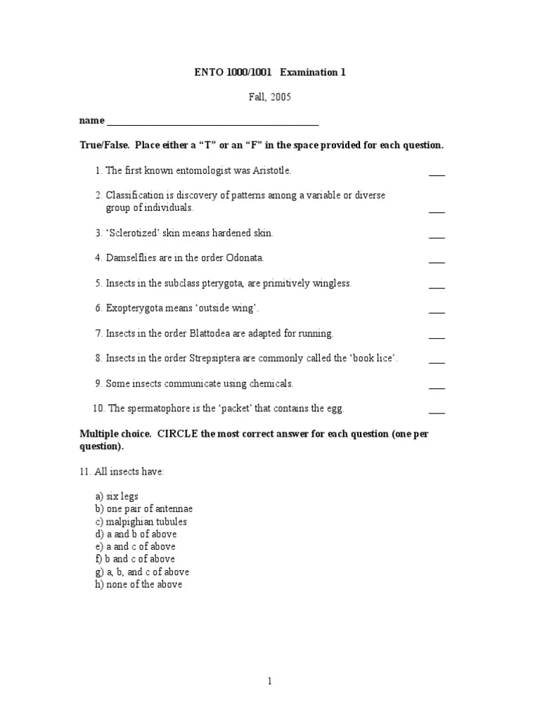 Download Entomology Exam Past Paper 1 Download Entomology Exam Past Paper Download Entomology Exam Past Paper