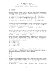Classical-Mechanics-Exam-Past-Paper-Mpya-News