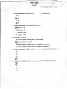 Embrology-Exam-Past-Paper-Mpya-News