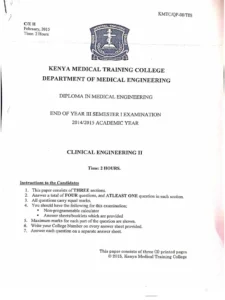 Medicine-II-Exam-Past-Paper-Mpya-News