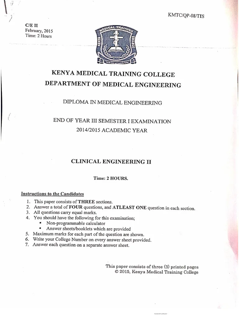 Download Medicine II Exam Past Paper 16 Download Medicine II Exam Past Paper Medicine-II-Exam-Past-Paper-Mpya-News