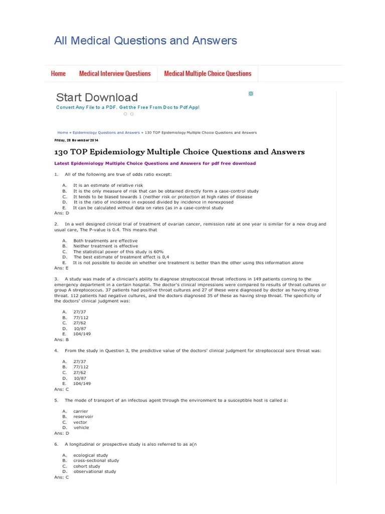 Download Fundamentals Of Epidemiology Exam Past Paper 11 Download Fundamentals Of Epidemiology Exam Past Paper Fundamentals Of Epidemiology Exam Past Paper