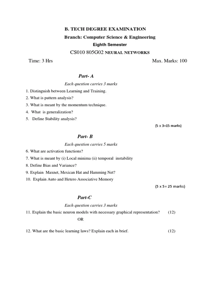 Download Neural Networks Exam Past Paper 97 Download Neural Networks Exam Past Paper Neural-Networks-Exam-Past-Paper-Mpya-News