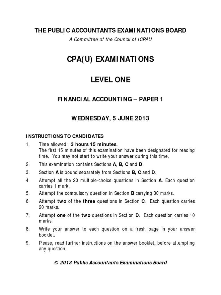 Download Financial Accounting Exam Past Paper 10 Download Financial Accounting Exam Past Paper Financial-Accounting-Exam-Past-Paper-Mpya-News