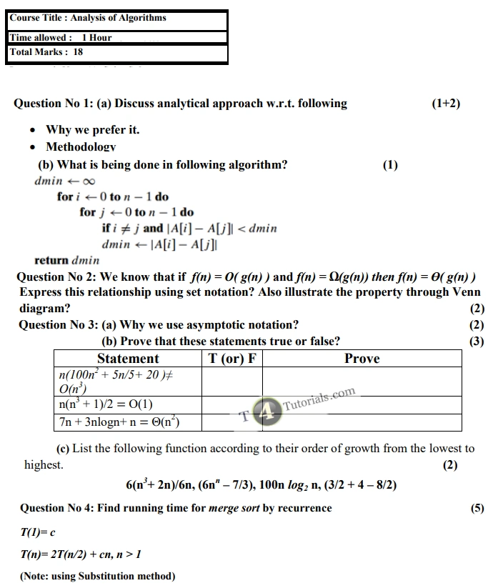 Design-And-Analysis-Of-Algorithms-Exam-Past-Paper-Mpya-News