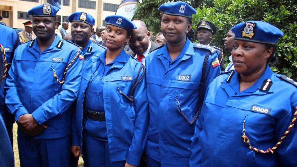 Kenyan Police Abstract Form