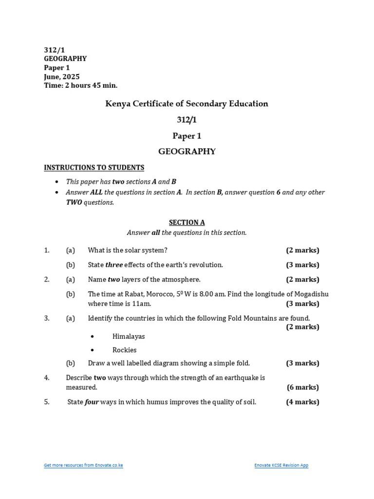 The Geography Of Kenya