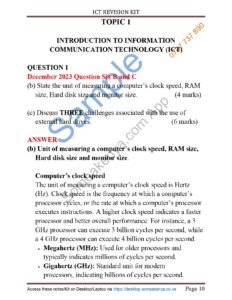 Past Paper On  Educational Communication And Information Technology For Revision