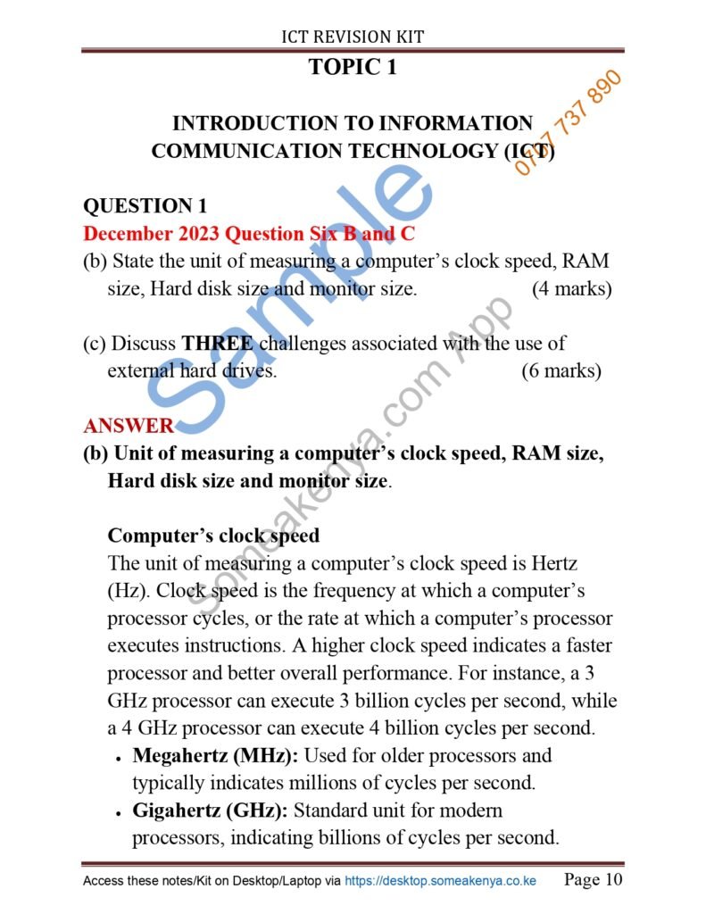 Past Paper On Educational Communication And Information Technology For Revision