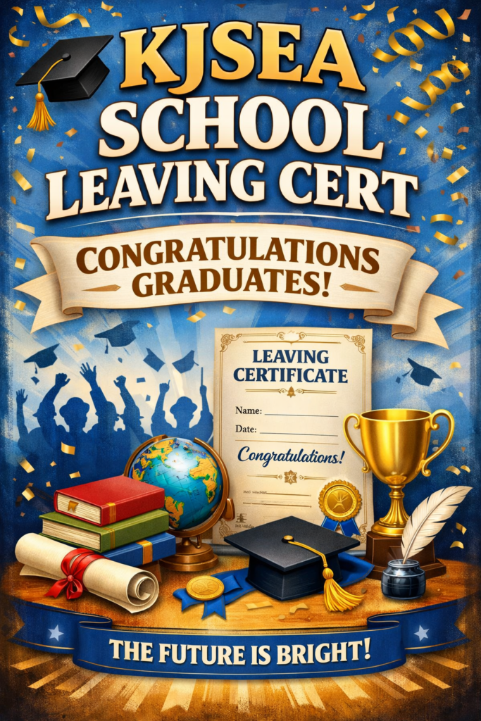 Official KJSEA Leaving Certificate Ministry of Education