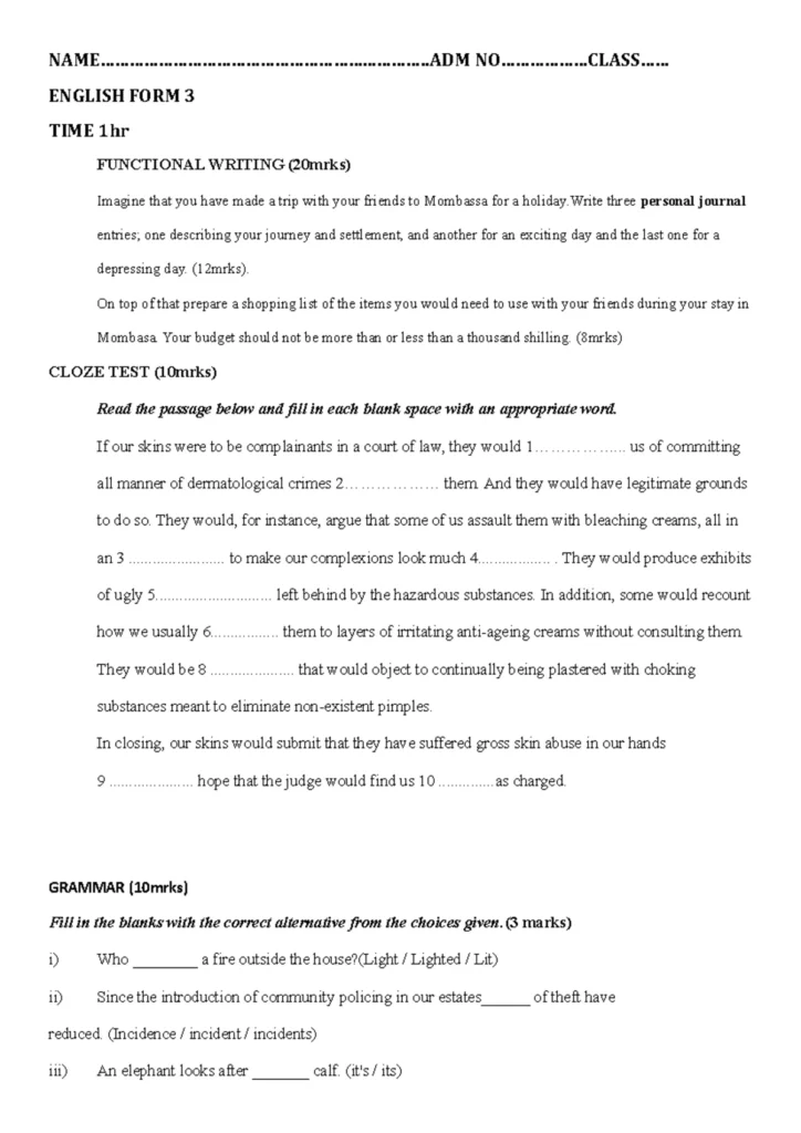Biology Subject Methods
