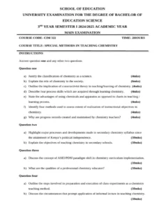Methods Of Teaching Chemistry 