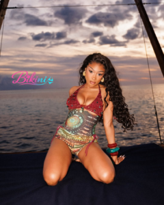 stunning bikini looks by Megan Thee Stallion