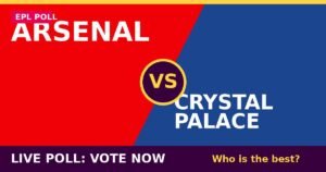 Arsenal vs Crystal Palace live poll - vote now