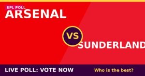 Arsenal vs Sunderland live poll - vote now