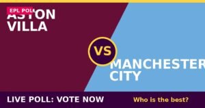 Aston Villa vs Manchester City live poll - vote now