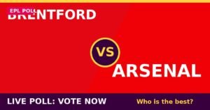 Brentford vs Arsenal live poll - vote now
