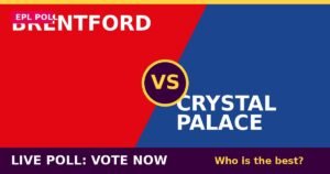 Brentford vs Crystal Palace live poll - vote now