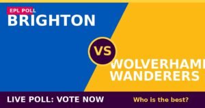 Brighton vs Wolverhampton Wanderers live poll - vote now