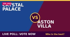 Crystal Palace vs Aston Villa live poll - vote now