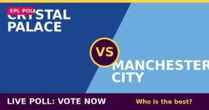 Crystal Palace vs Manchester City live poll - vote now