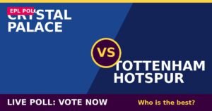 Crystal Palace vs Tottenham Hotspur live poll - vote now