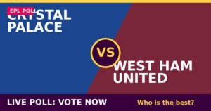 Crystal Palace vs West Ham United live poll - vote now