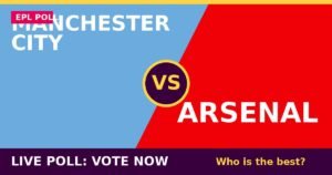 Manchester City vs Arsenal live poll - vote now