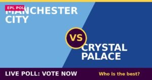 Manchester City vs Crystal Palace live poll - vote now